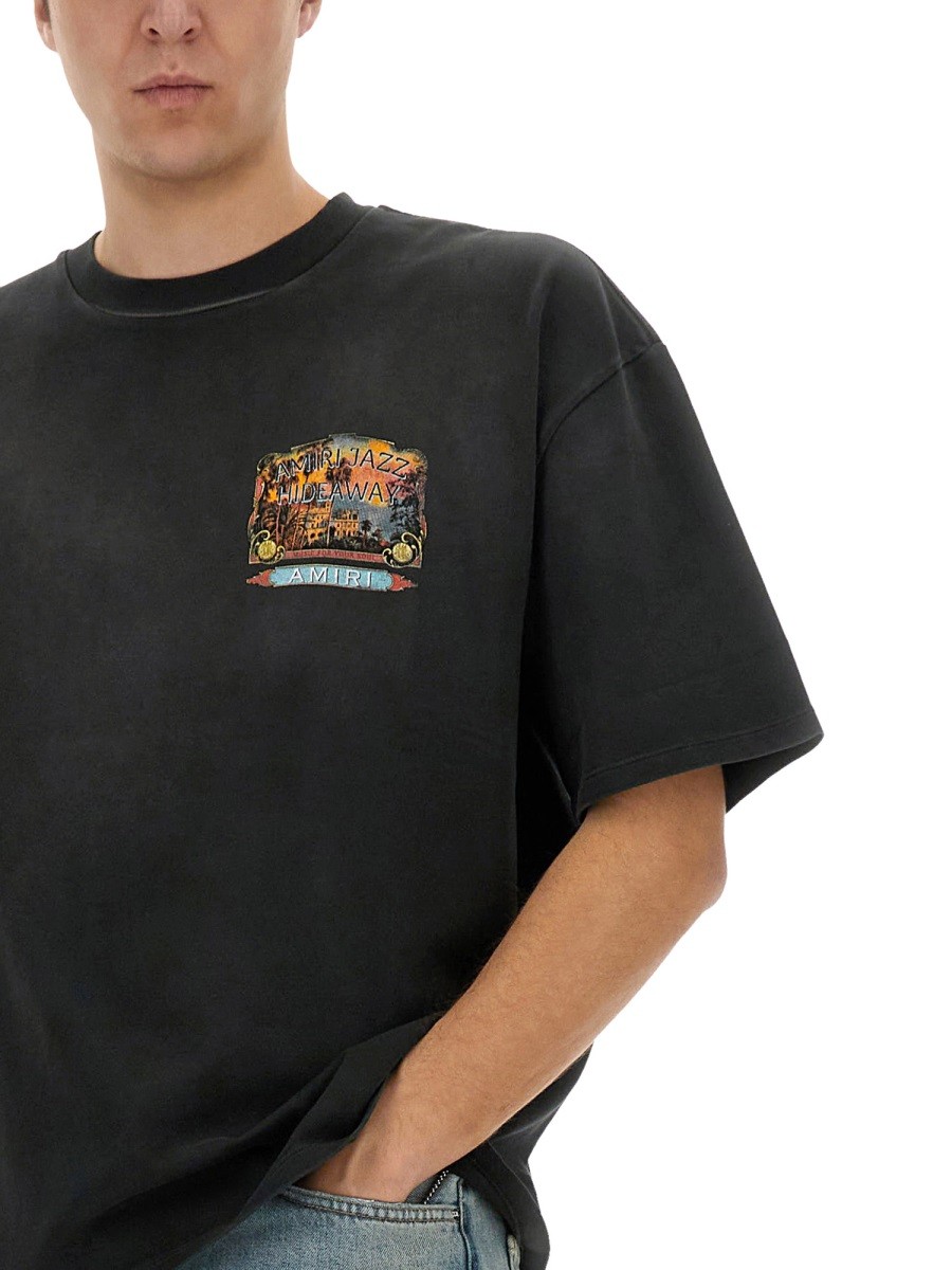 AMIRI - "JAZZ HIDEAWAY" T-SHIRT - Image 4
