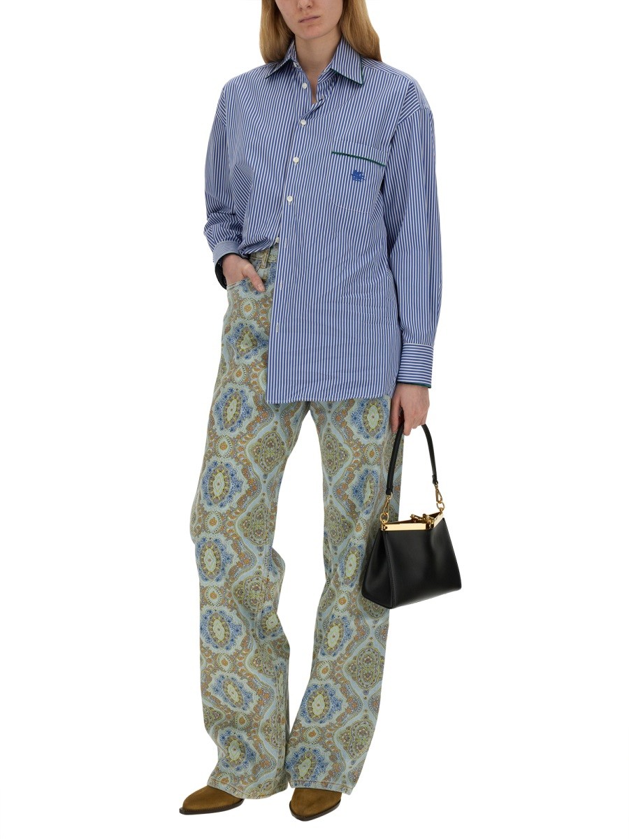 Etro - JEANS CON STAMPA PAISLEY - Image 2