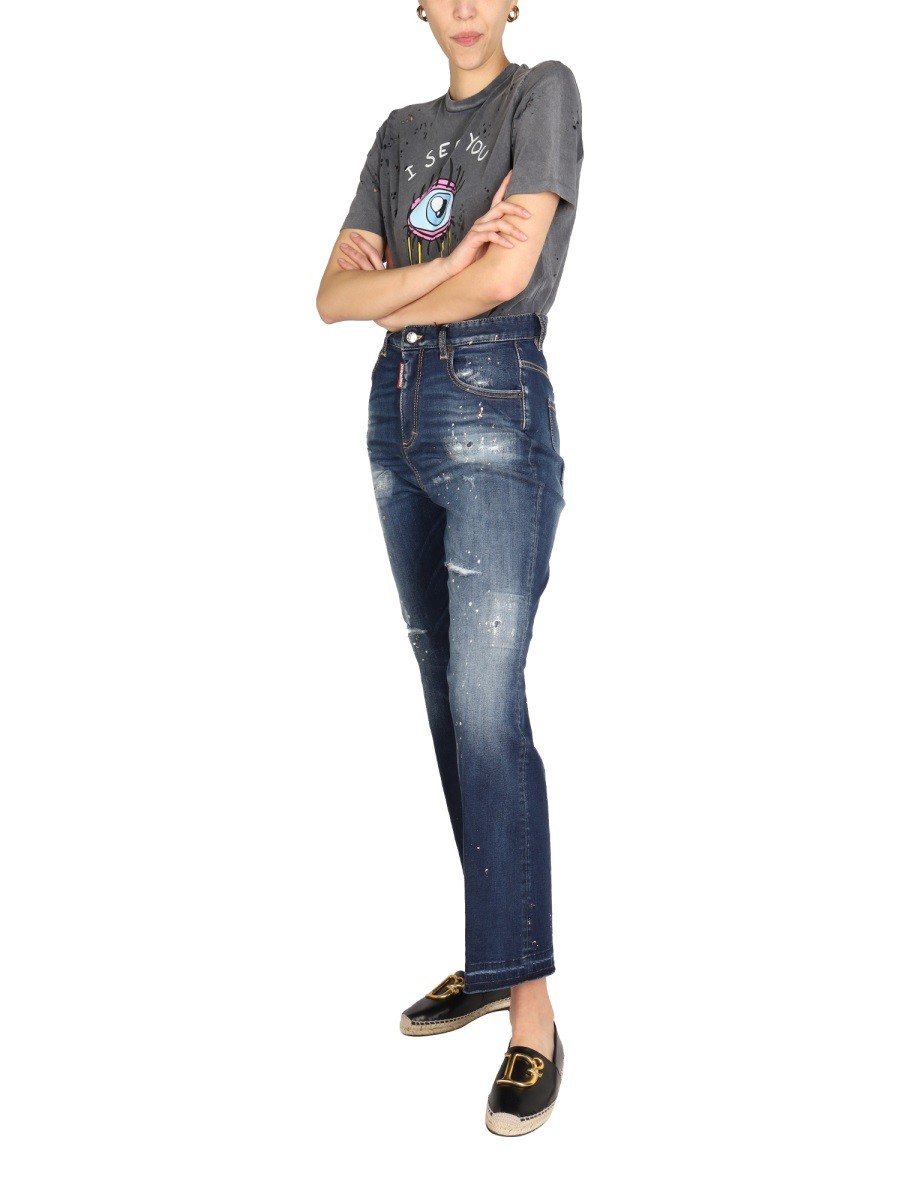 Dsquared - JEANS WIDE LEG - Image 2