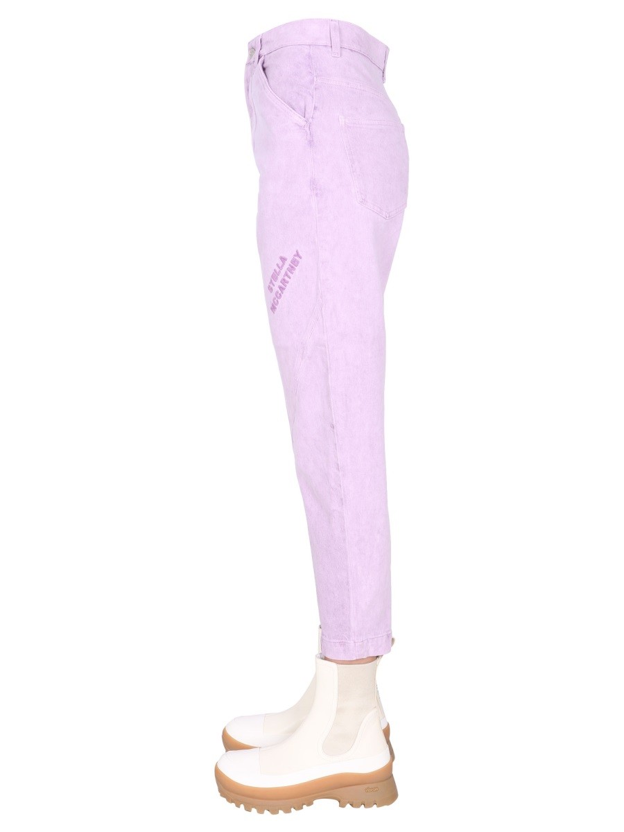 stella mccartney JEANS WITH EMBROIDERED LOGO - Image 3
