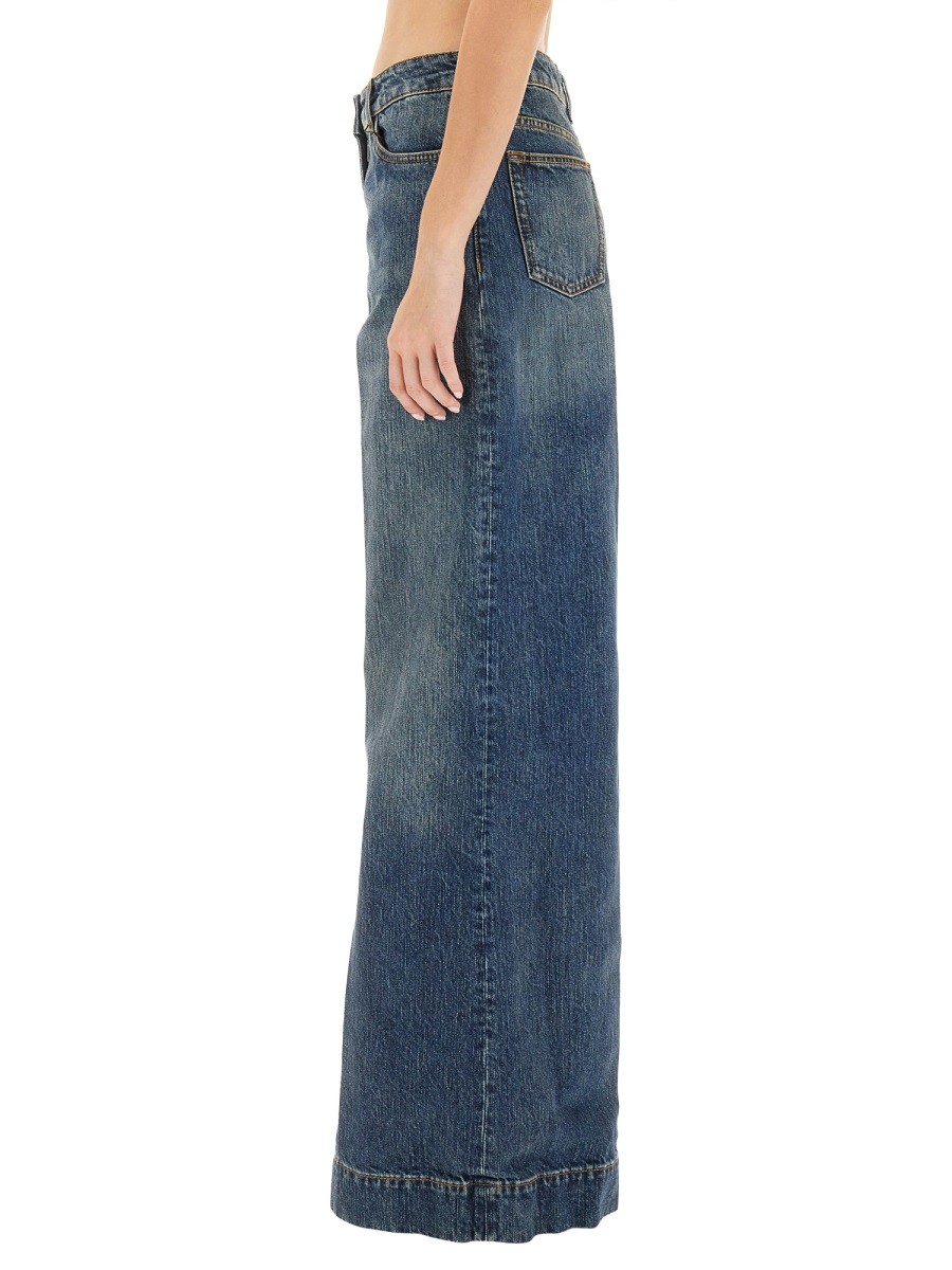 Etro - JEANS WITH EMBROIDERED PEGASUS - Image 4
