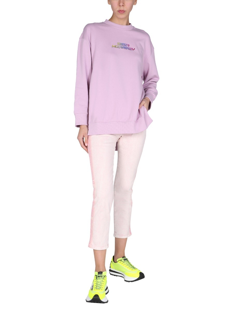 stella mccartney - JEANS WITH LOGO BANDS - Image 2