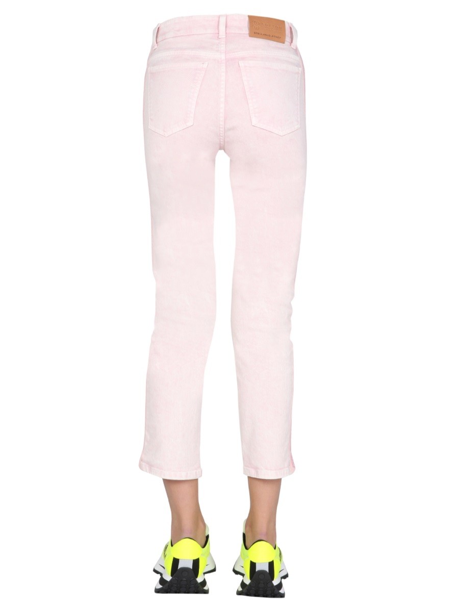 stella mccartney - JEANS WITH LOGO BANDS - Image 4