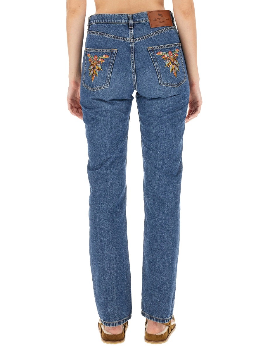 Etro - JEANS WITH LOGO EMBROIDERY - Image 3