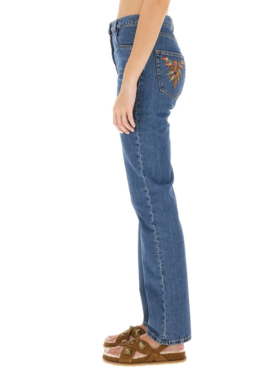 Etro - JEANS WITH LOGO EMBROIDERY - Image 4