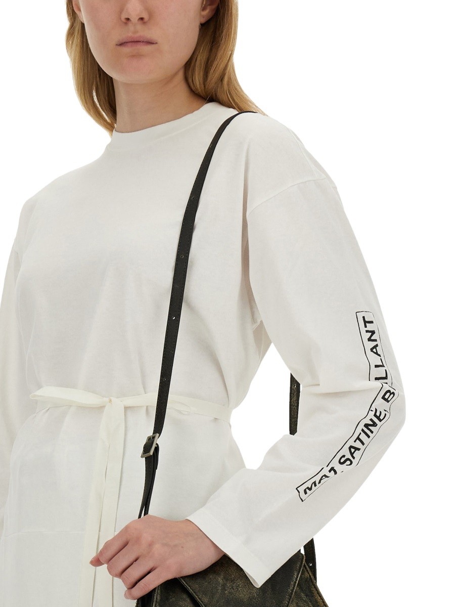 MM6 MAISON MARGIELA - JERSEY T-SHIRT - Image 4