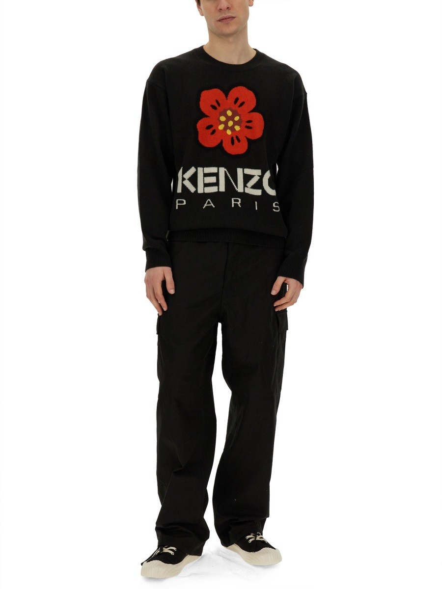 Kenzo - JERSEY WITH EMBROIDERY BOKE FLOWER - Image 2