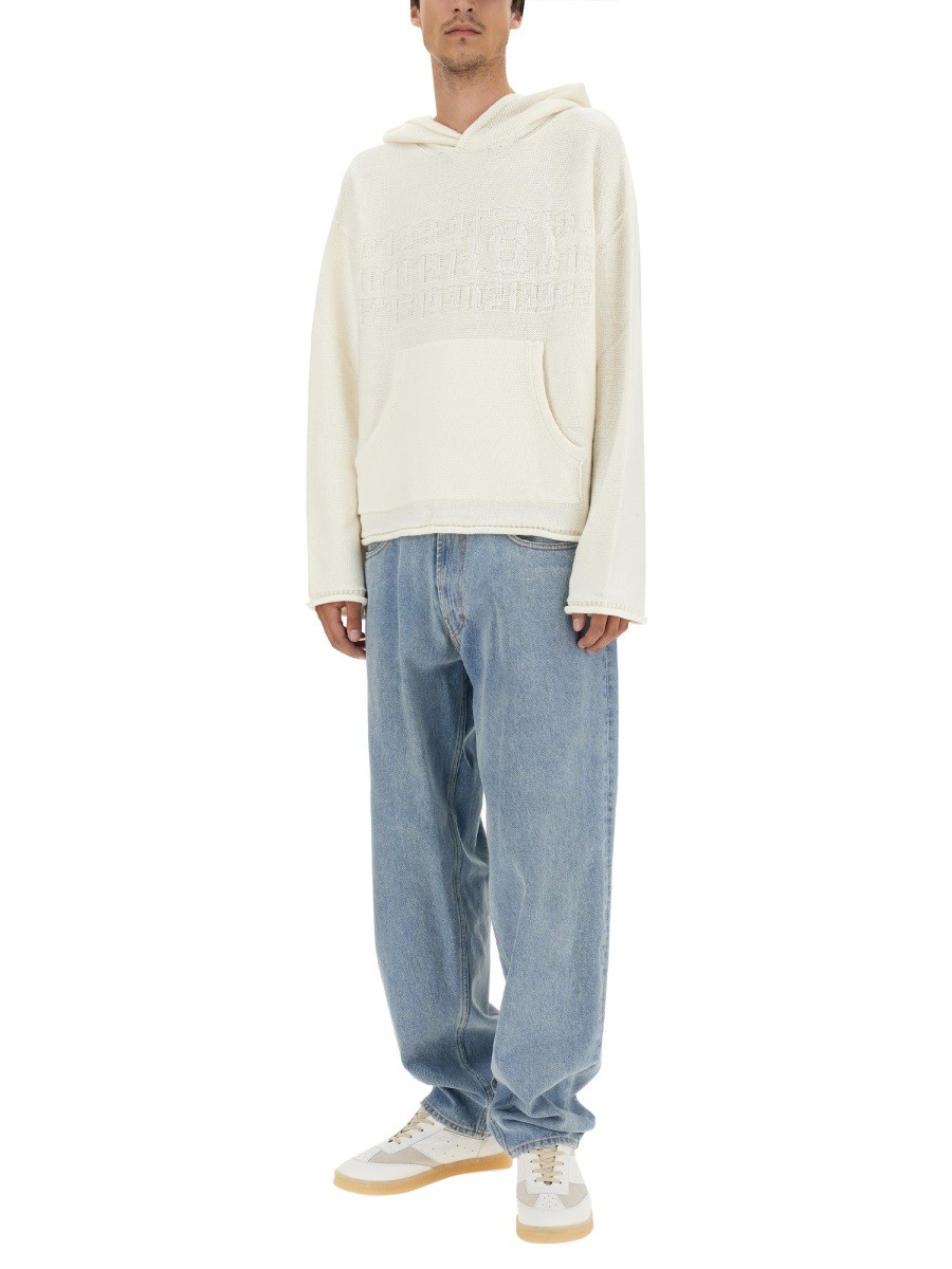 MM6 MAISON MARGIELA - JERSEY WITH LOGO - Image 2