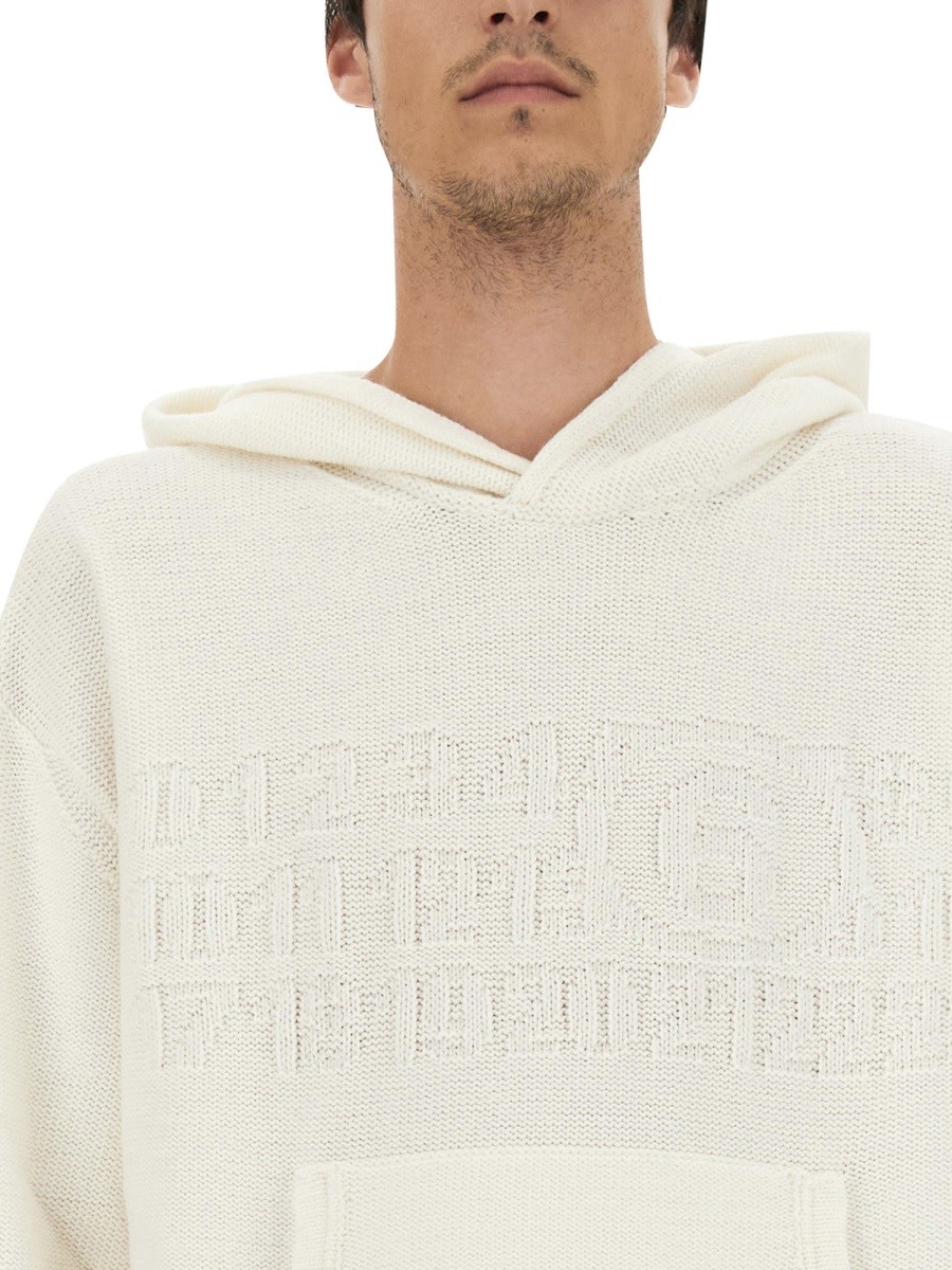 MM6 MAISON MARGIELA - JERSEY WITH LOGO - Image 4