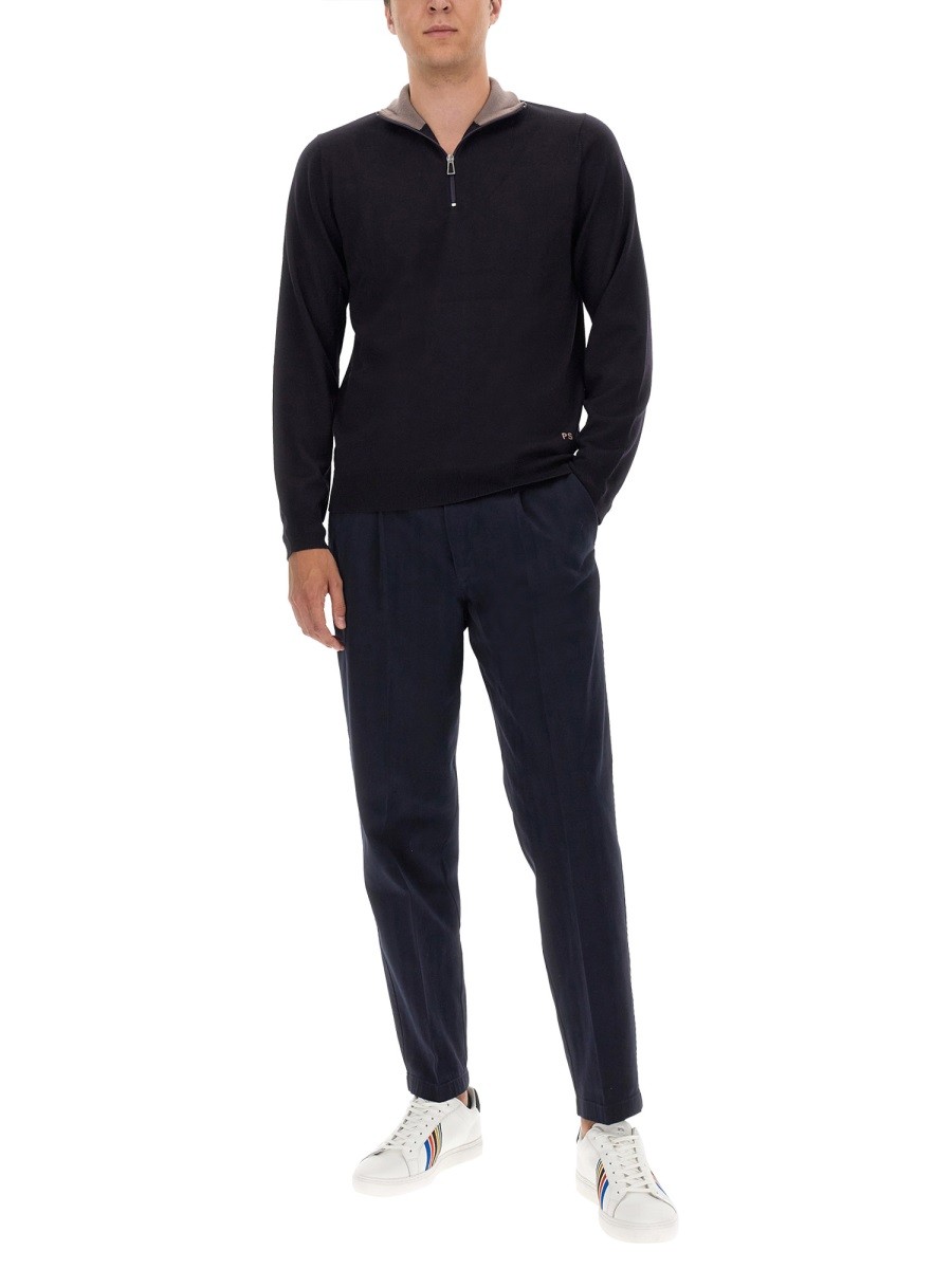 PS BY PAUL SMITH - JERSEY WITH LOGO EMBROIDERY - Image 2