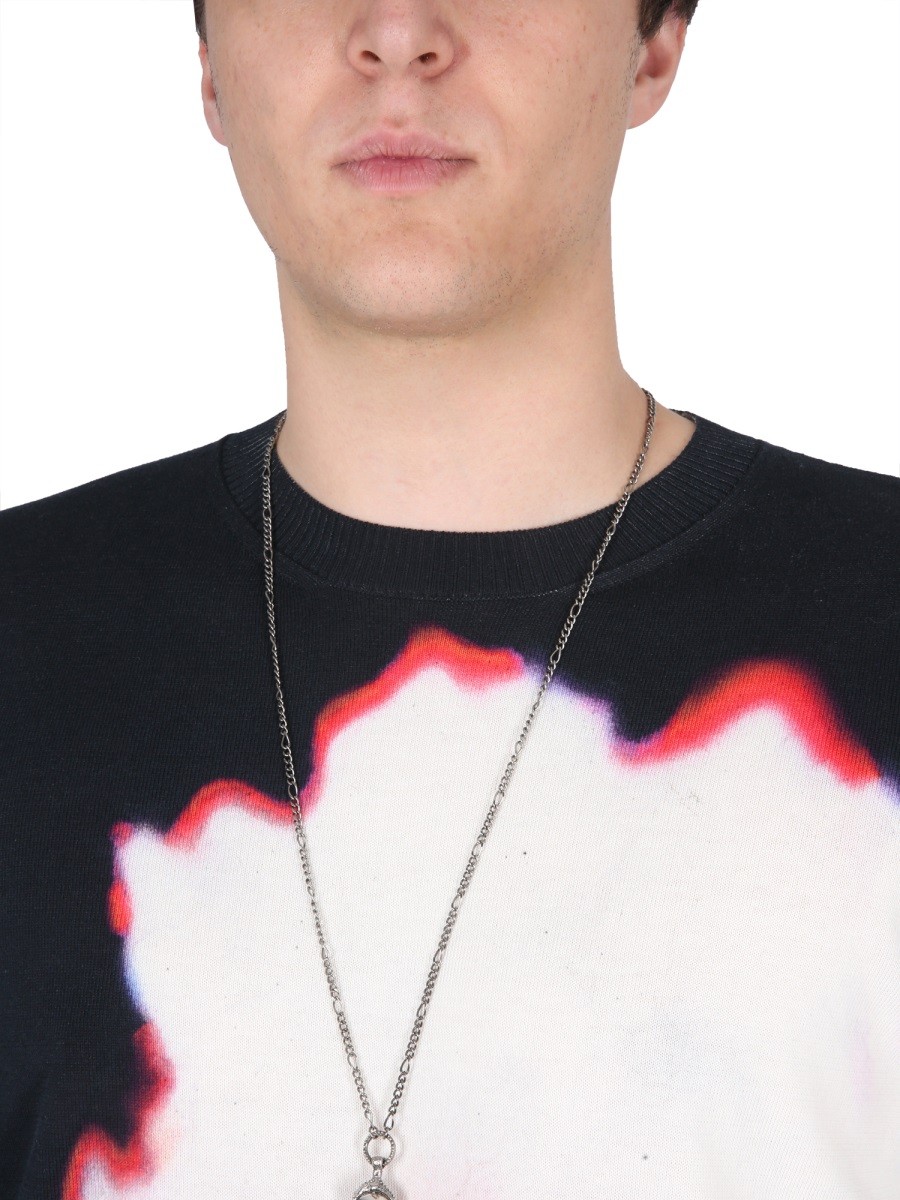 Alexander Mcqueen - JERSEY WITH SOLARISED FLOWER PRINT - Image 5