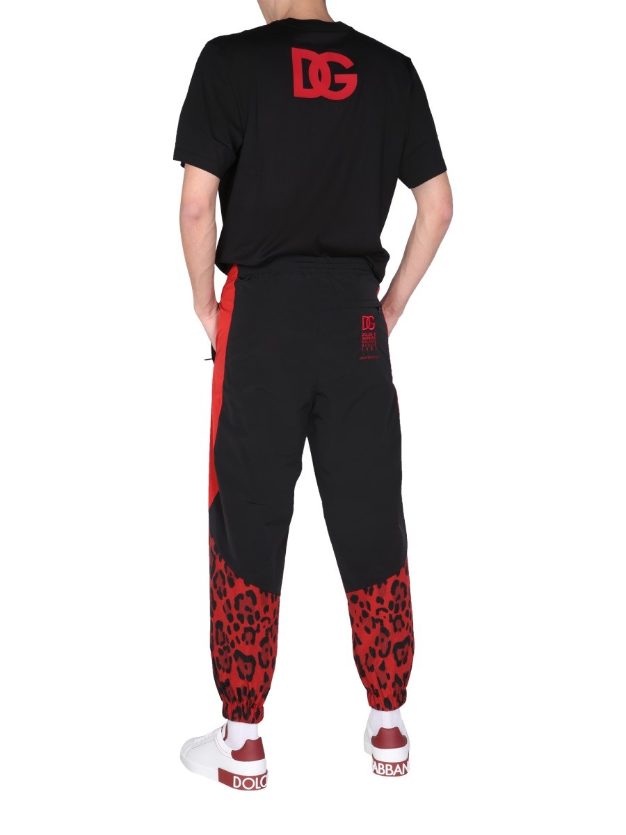 Dolce & Gabbana - JOGGING PANTS WITH ANIMAL PRINT - Image 2