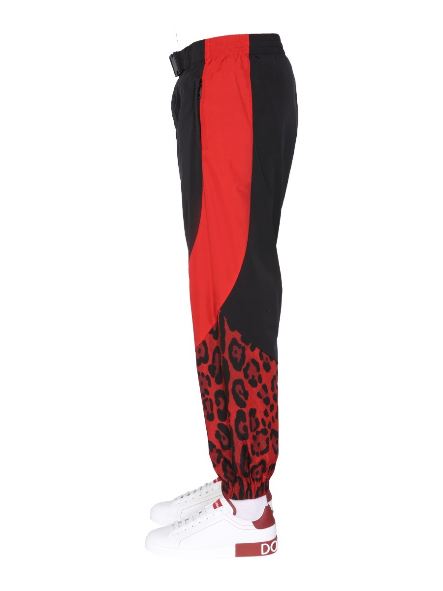 Dolce & Gabbana - JOGGING PANTS WITH ANIMAL PRINT - Image 3