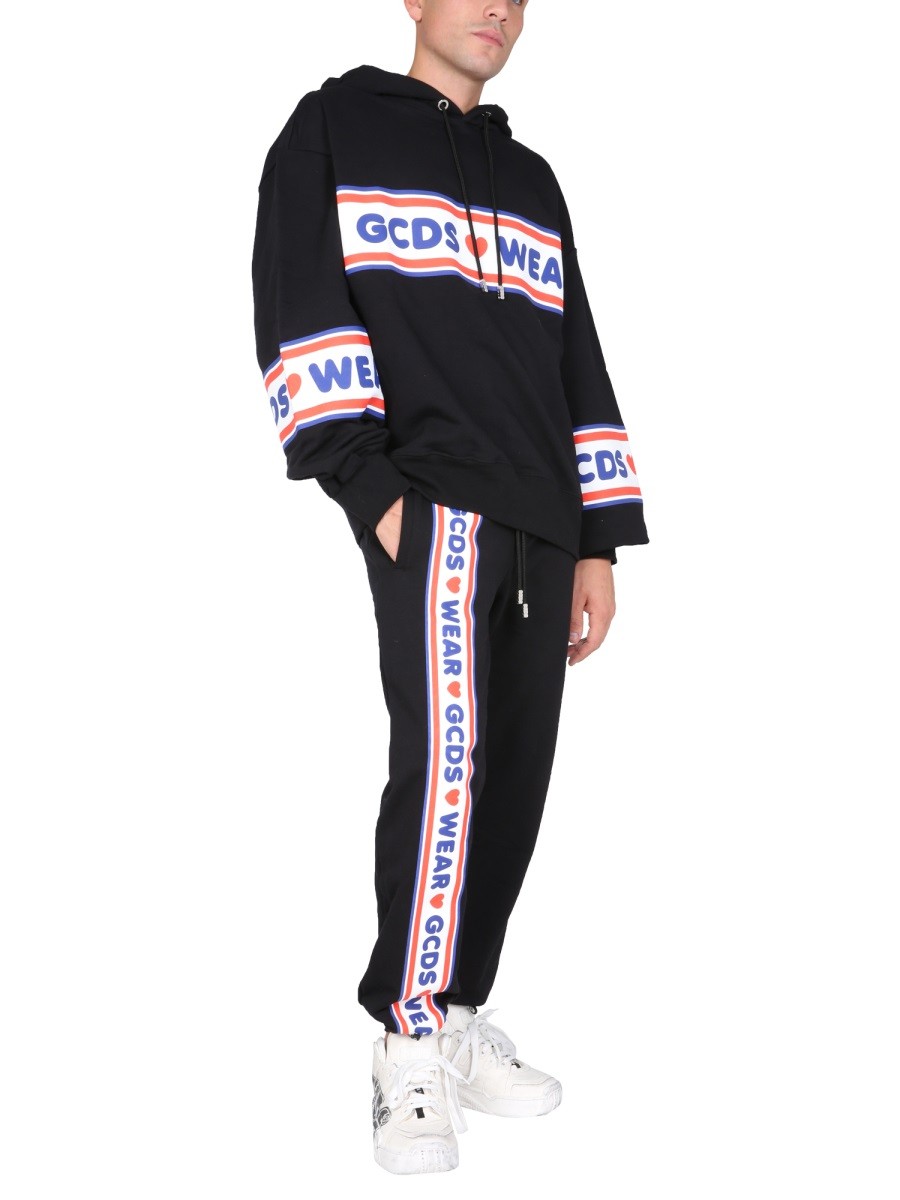 gcds JOGGING PANTS WITH "CUTE TAPE" LOGO BAND - Image 2