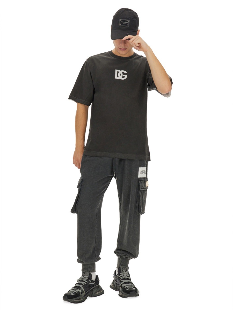 Dolce & Gabbana - JOGGING PANTS WITH LOGO - Image 2