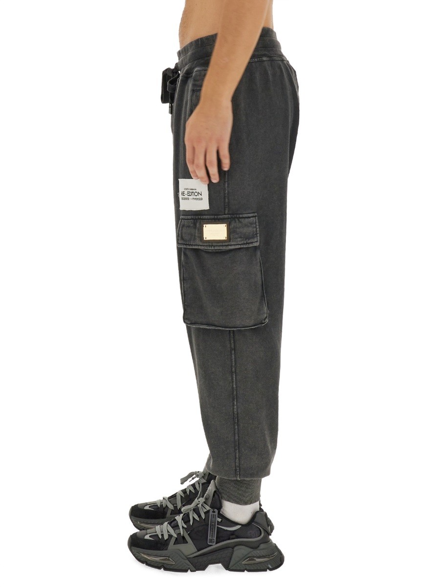 Dolce & Gabbana - JOGGING PANTS WITH LOGO - Image 4