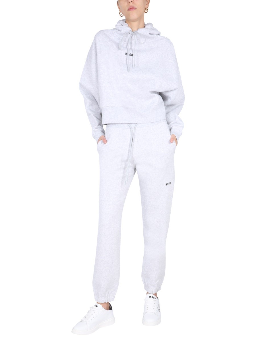 msgm JOGGING PANTS WITH LOGO PRINT - Image 2