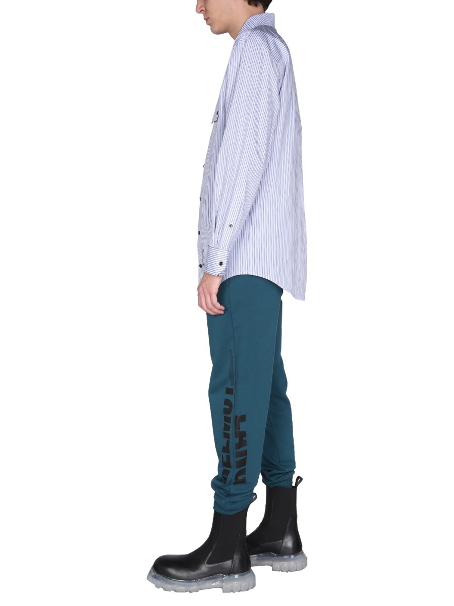Helmut Lang - JOGGING PANTS WITH LOGO PRINT - Image 2