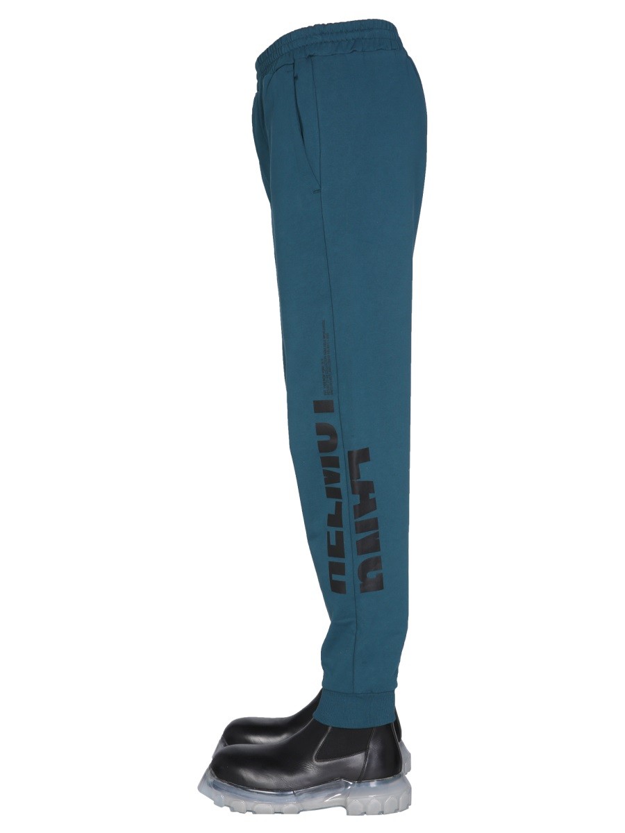 Helmut Lang - JOGGING PANTS WITH LOGO PRINT - Image 3