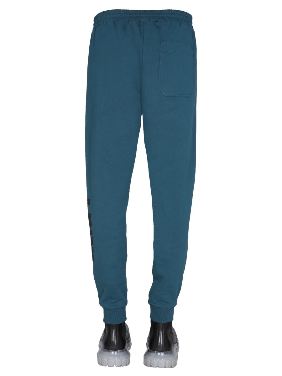 Helmut Lang - JOGGING PANTS WITH LOGO PRINT - Image 4