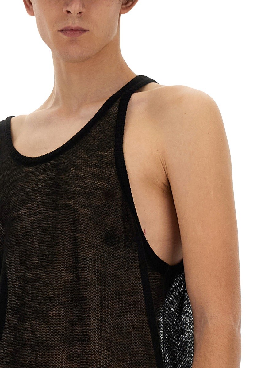 RICK OWENS - KNITTED TANK TOP - Image 4