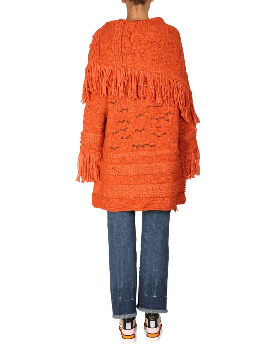 stella mccartney - KNITTED TEXTURED COAT - Image 3