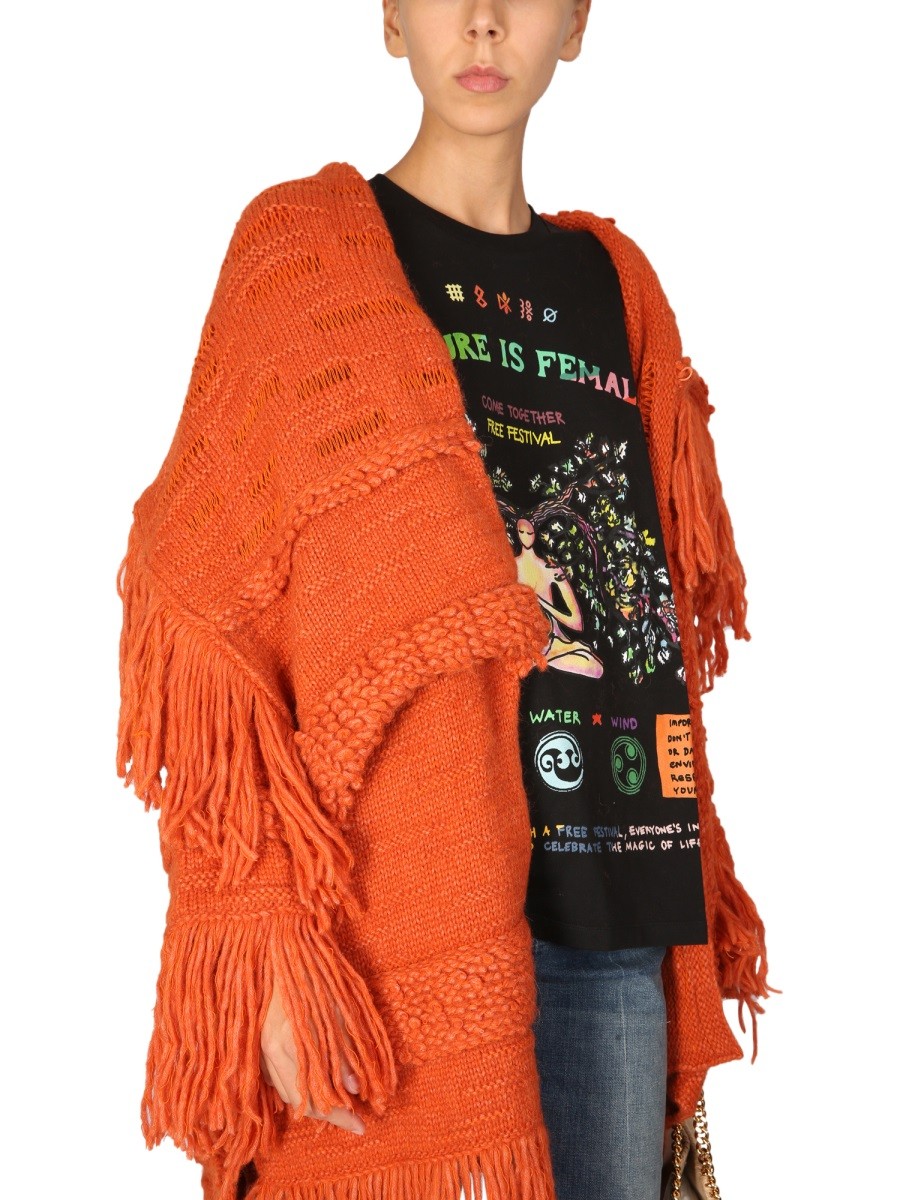 stella mccartney - KNITTED TEXTURED COAT - Image 4