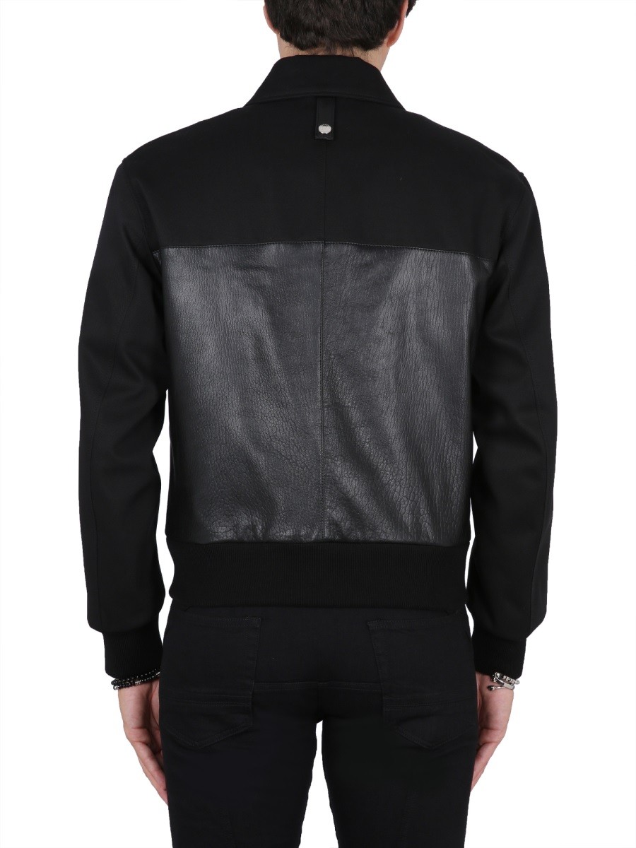 Alexander Mcqueen - LEATHER BOMBER JACKET - Image 3