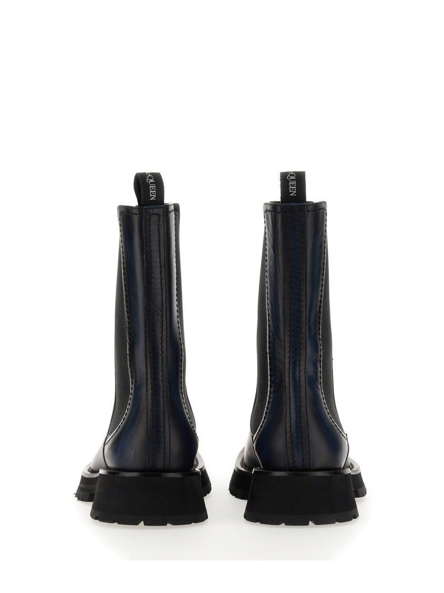 Alexander Mcqueen - LEATHER BOOT - Image 3