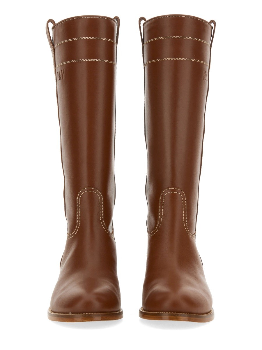 FAY - LEATHER BOOT - Image 4