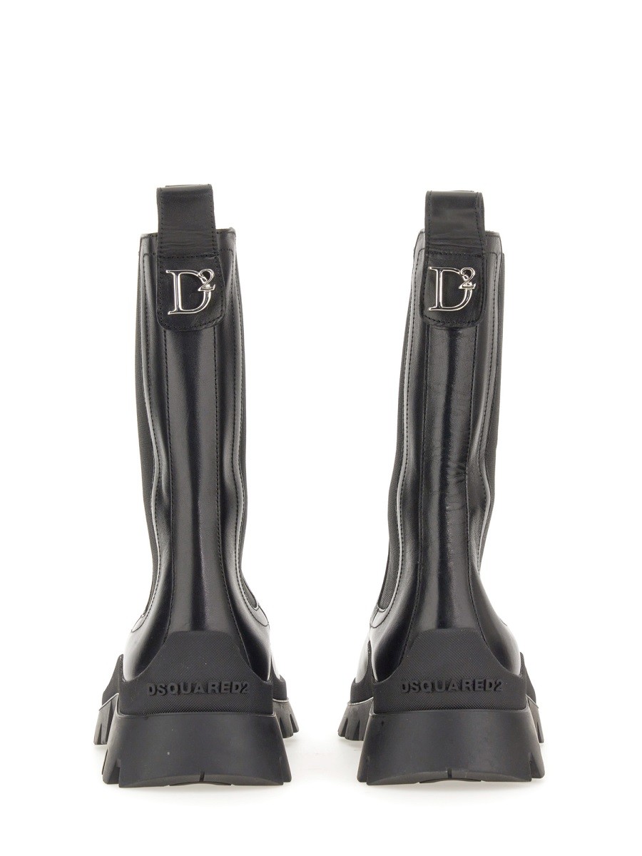 Dsquared - LEATHER BOOT - Image 3