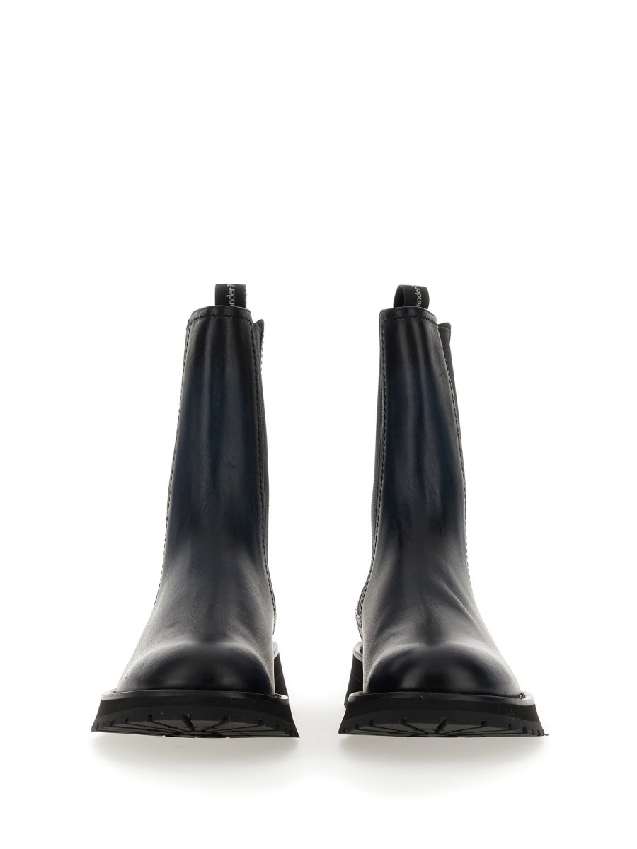 Alexander Mcqueen - LEATHER BOOT - Image 2