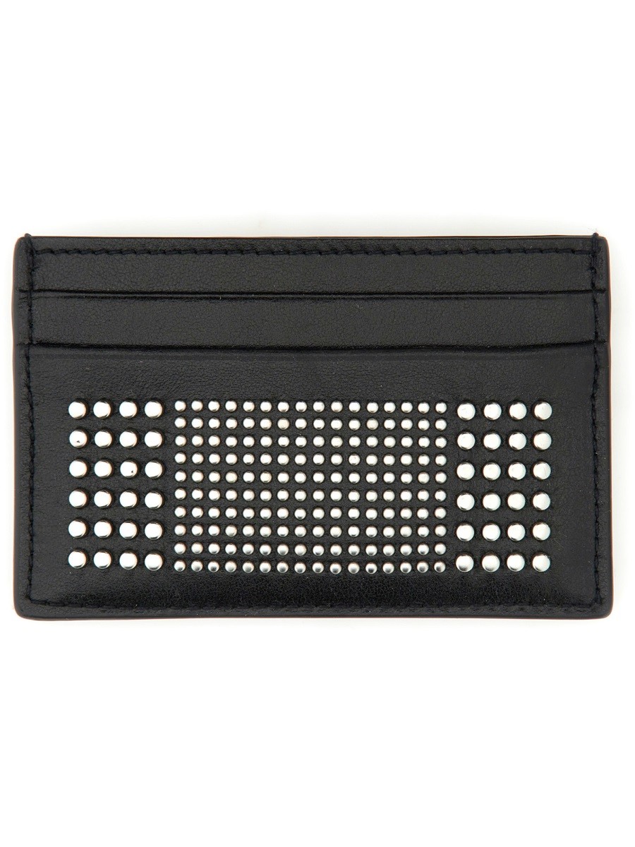 Alexander Mcqueen - LEATHER CARD HOLDER - Image 2