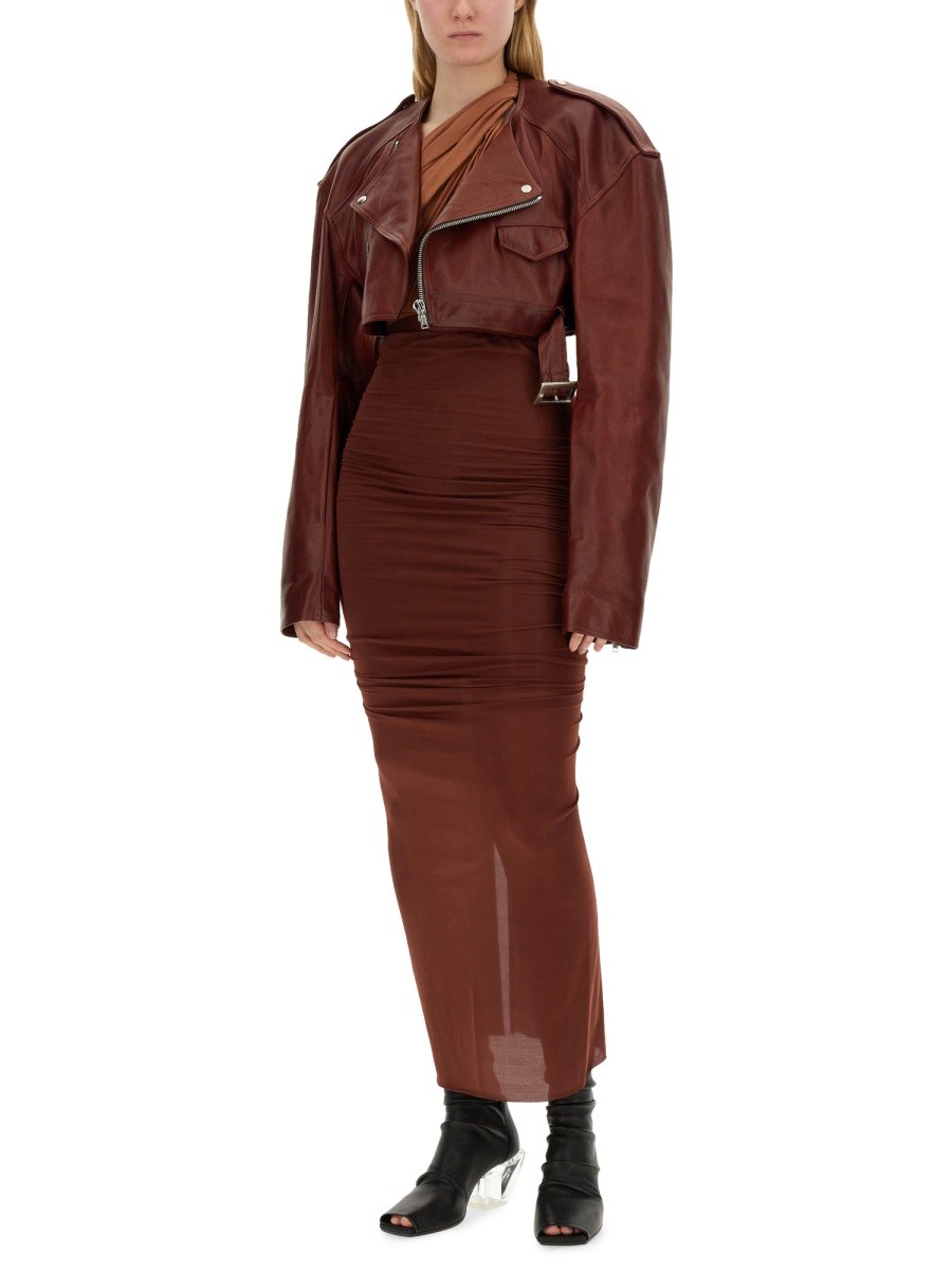 RICK OWENS - LEATHER JACKET - Image 2