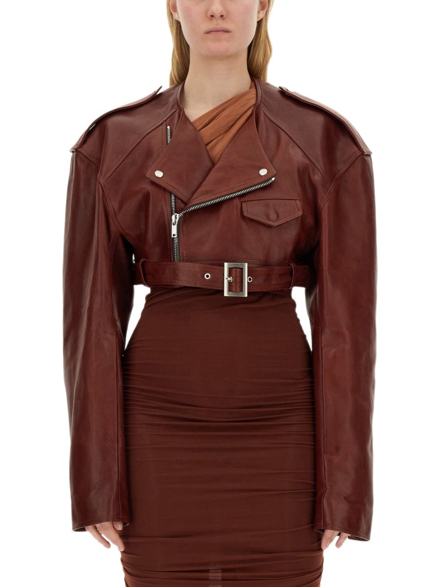 RICK OWENS LEATHER JACKET