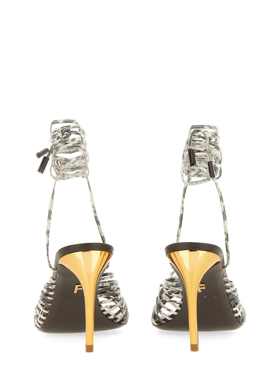Ferragamo - LEATHER SANDAL - Image 2