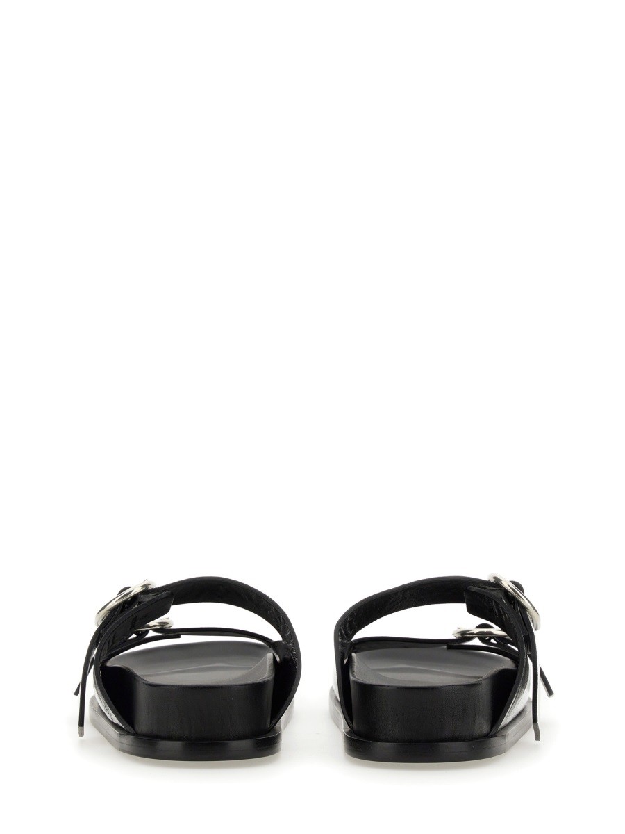 JIL SANDER - LEATHER SANDAL WITH BUCKLE - Image 3