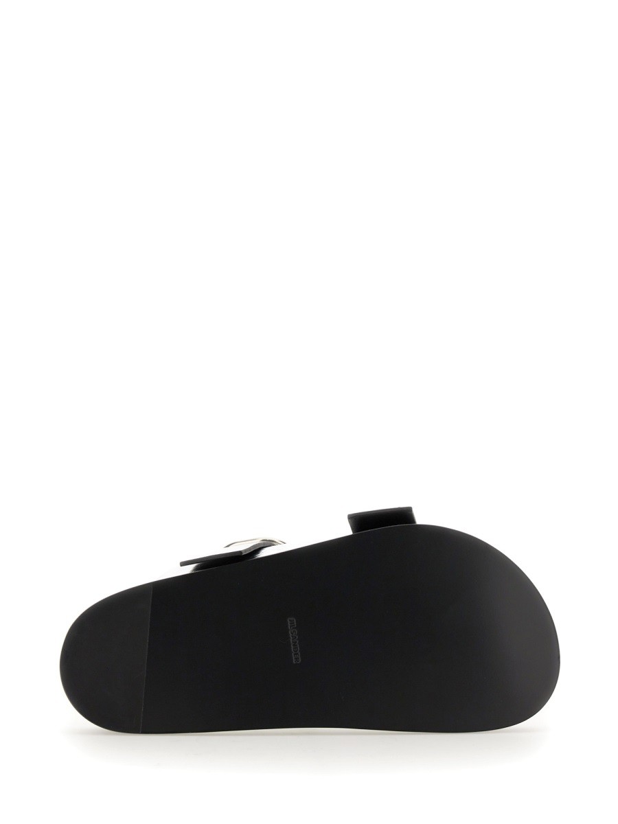 JIL SANDER - LEATHER SANDAL WITH BUCKLE - Image 4