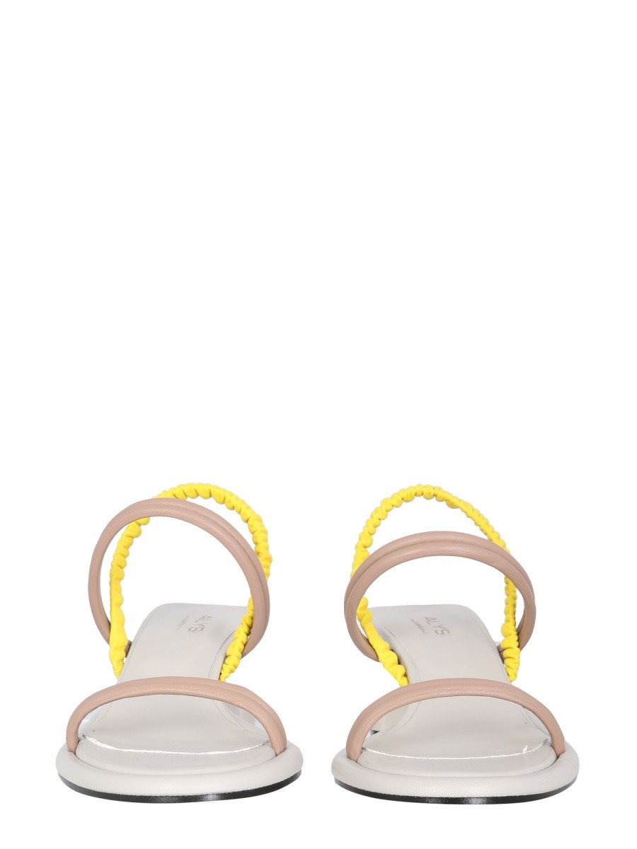 ALYSI - LEATHER SANDALS - Image 2