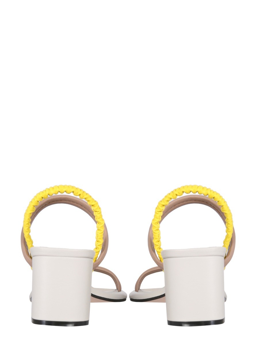 ALYSI - LEATHER SANDALS - Image 3