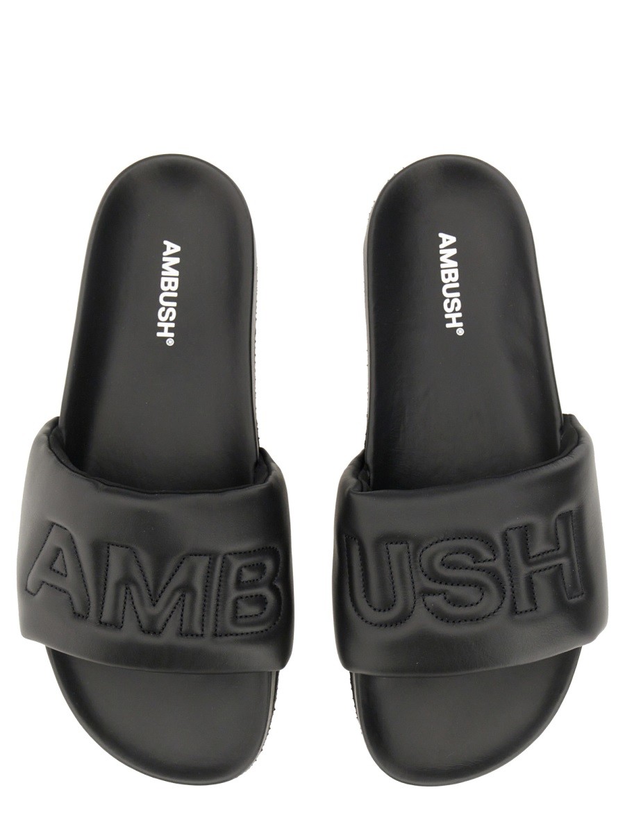AMBUSH - LEATHER SLIDE SANDAL - Image 2