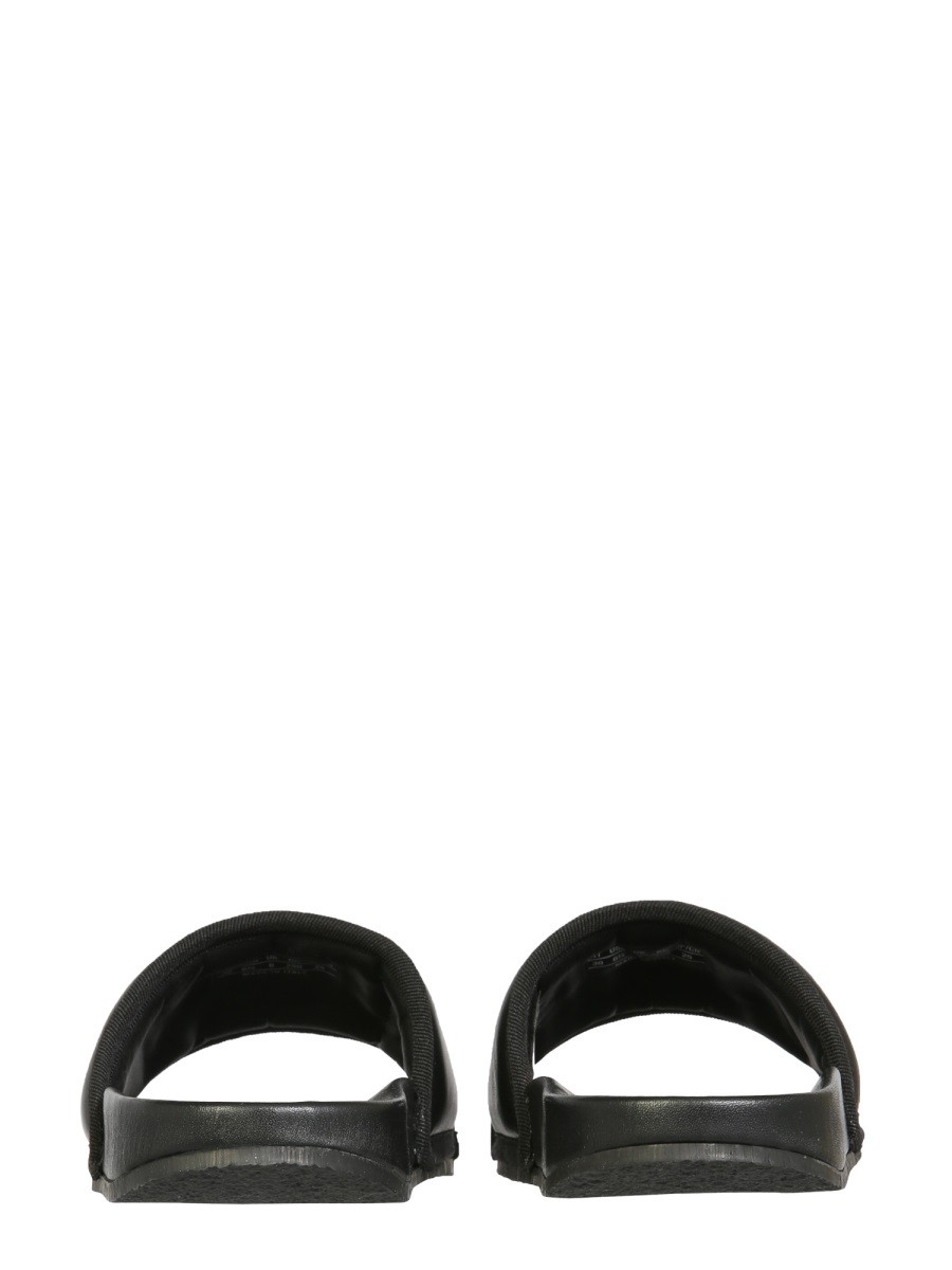 AMBUSH - LEATHER SLIDE SANDALS - Image 3