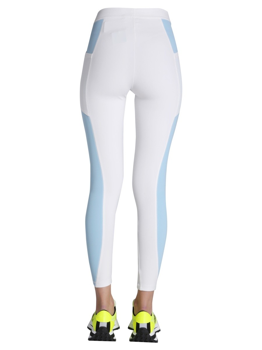 stella mccartney - LEGGINGS WITH LOGO PRINT - Image 4
