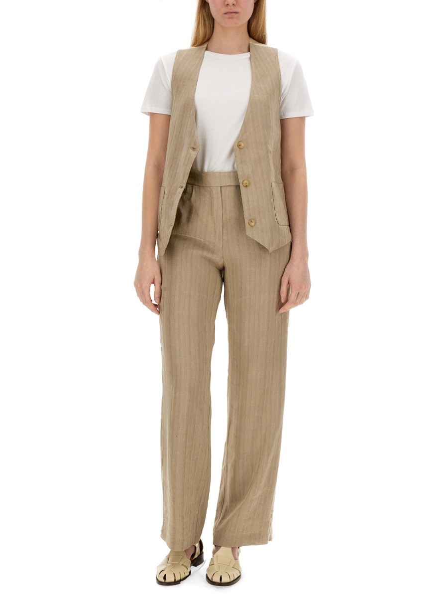 ALYSI - LINEN PANTS - Image 2