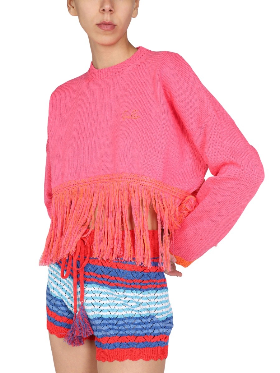 GALLO 1927 - LOGO EMBROIDERY SWEATER - Image 4