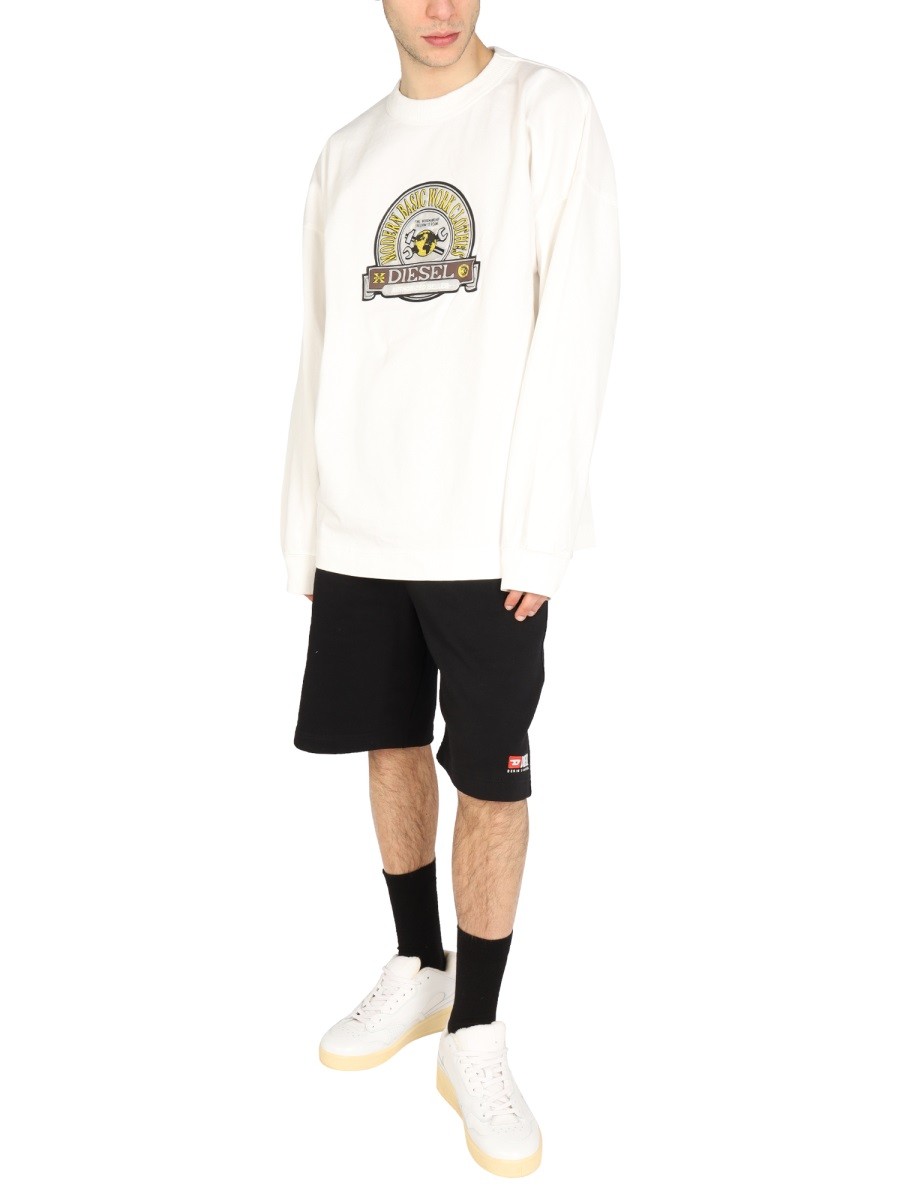 Diesel - LOGO PATCH SWEATSHIRT - Image 2