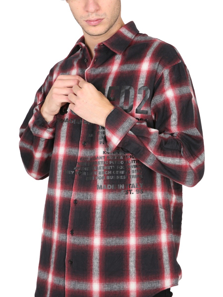 Dsquared - LOGO PRINT SHIRT - Image 4