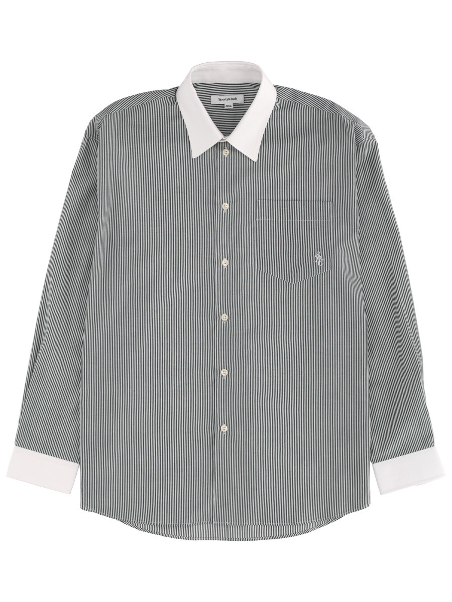 LOGO STRIPED SHIRT