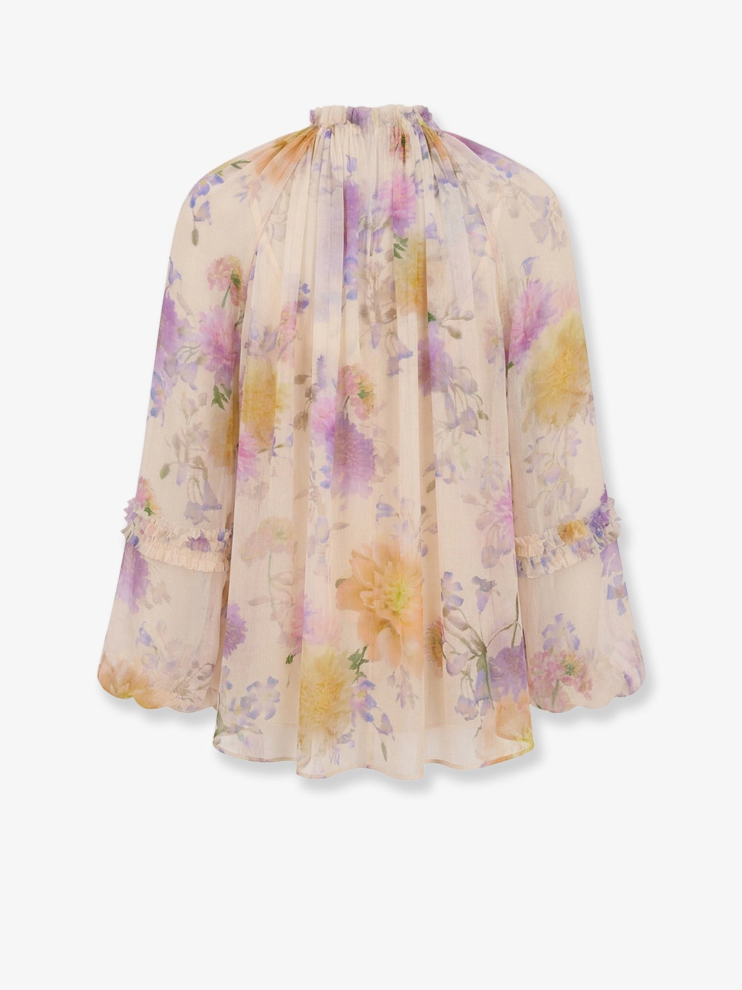 Luna viscose shirt with floral print - Image 2