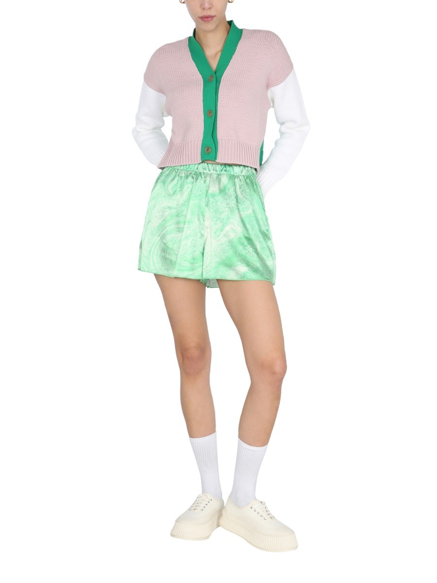 OPENING CEREMONY - MARBLE EFFECT SHORTS - Image 2